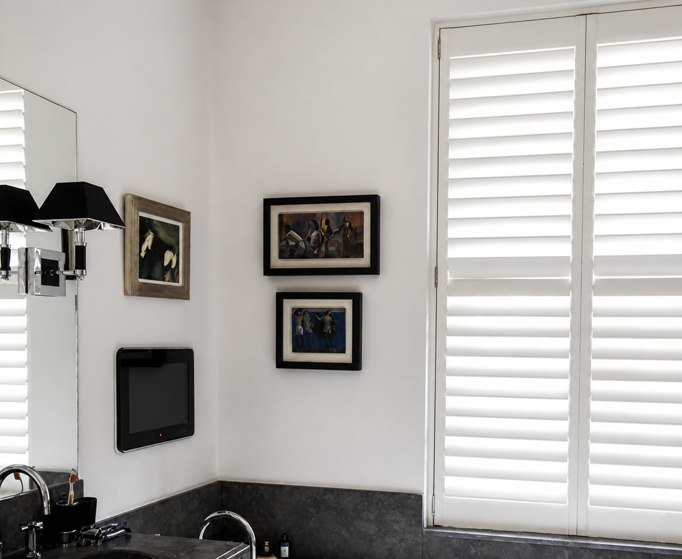 Java waterproof bathroom shutters contemporary v1