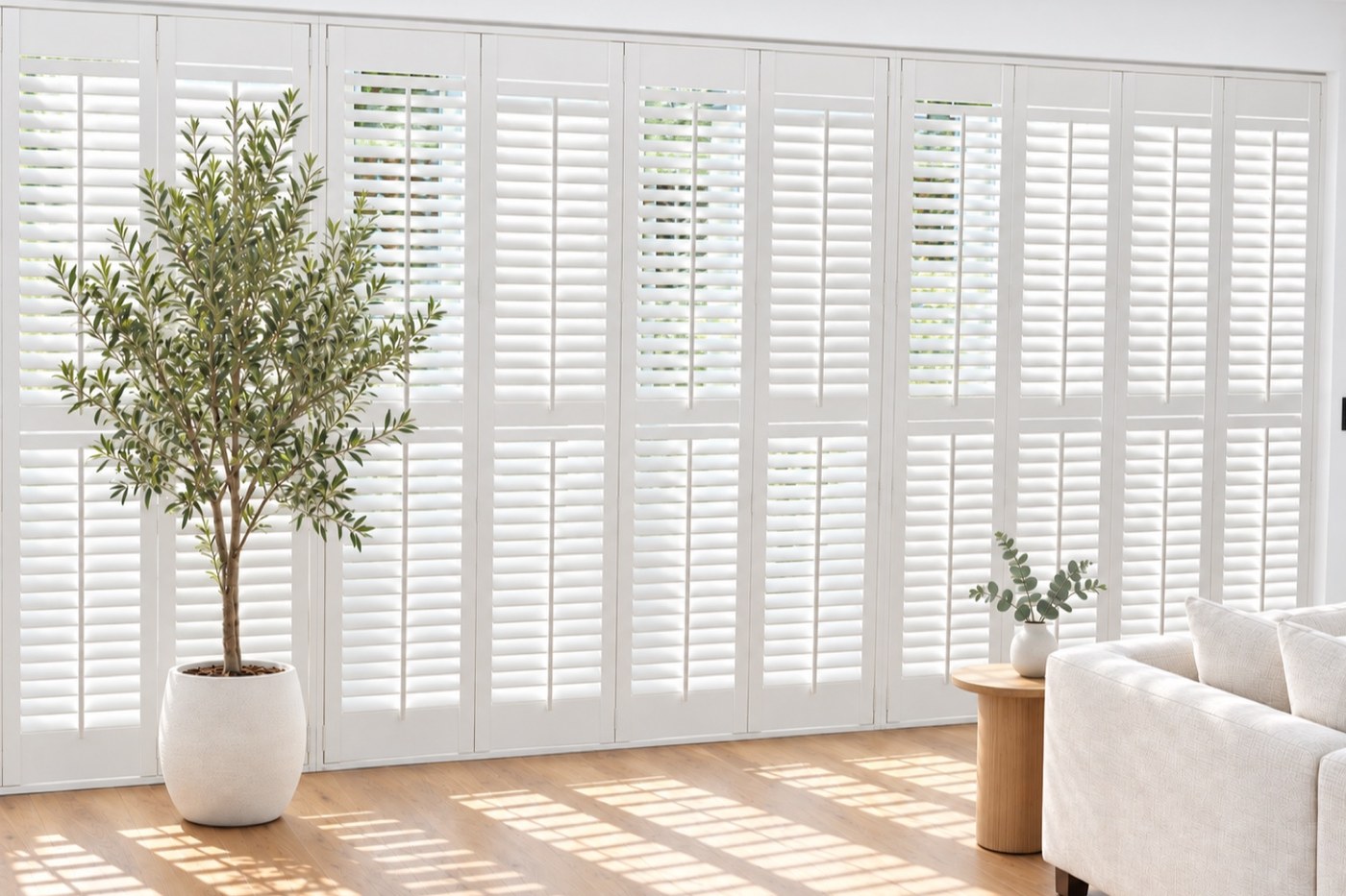 Full height shutters measured and fitted by the owner