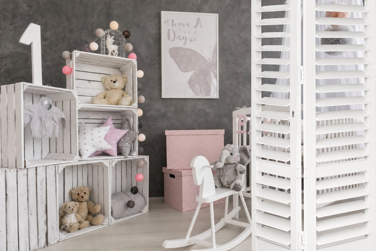 Aluminium shutter children room