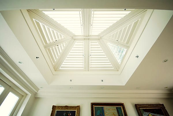 skylight with shutters
