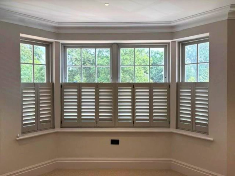 Bay Window Shutters in Henley-on-Thames